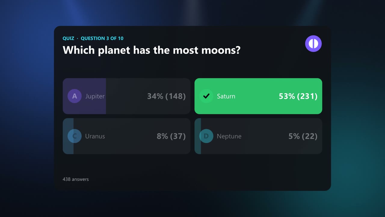 360 Audience Poll and Quiz Graphics screenshot 3