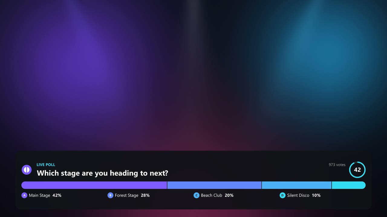 360 Audience Poll and Quiz Graphics screenshot 5