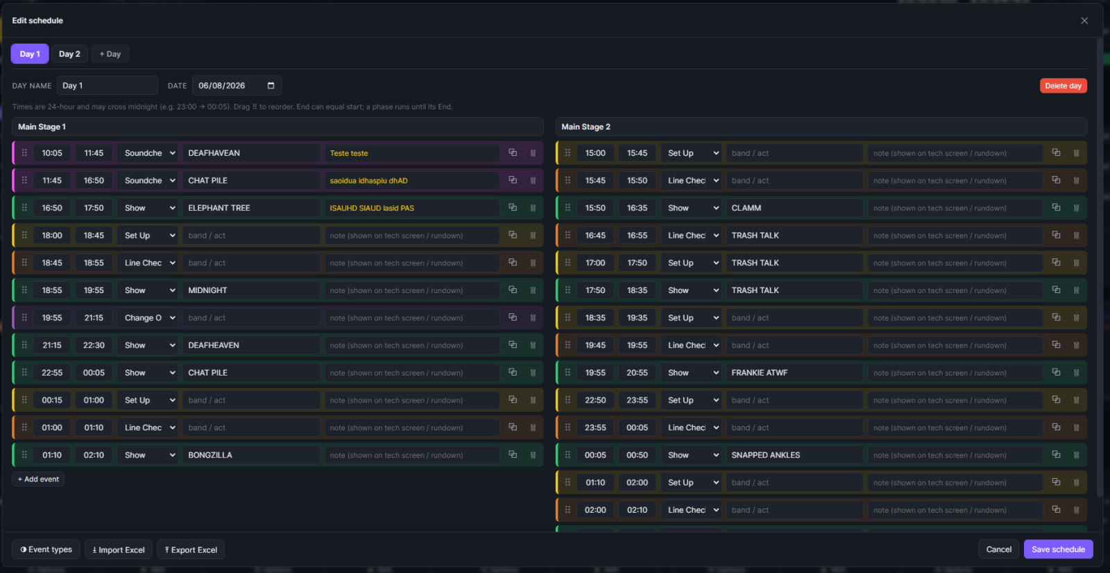 MultiStage Timer screenshot 2